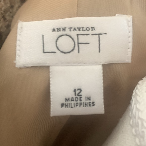 Ann Taylor LOFT tweed  jacket and matching skirt coordinated set - Picture 8 of 17